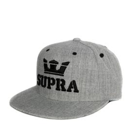 Supra Accessories ABOVE SNAP Grey Heather Hats | CA-87862